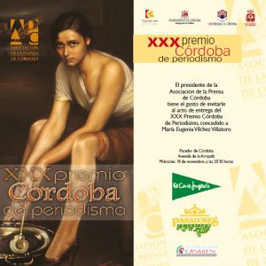 XXX premio Córdoba de Periodismo