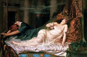 La muerte de Cleopatra, de Reginald Arthur